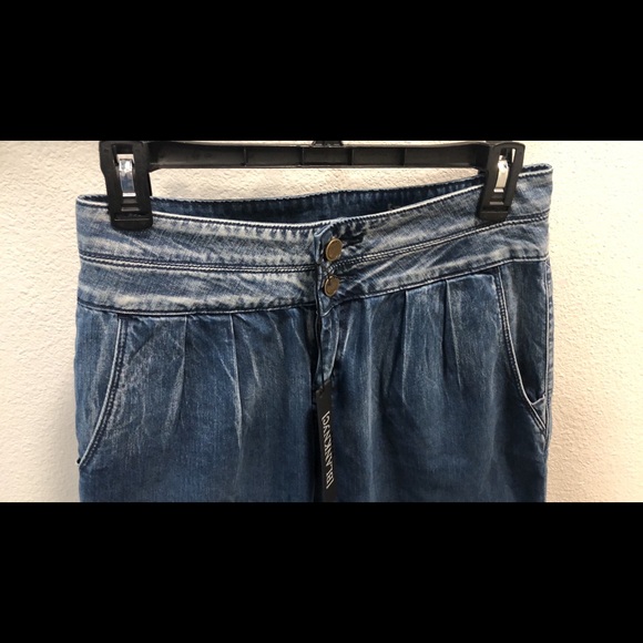 BLANK NYC The ballon women dark wash 100% cotton jeans size 26 - Picture 3 of 8